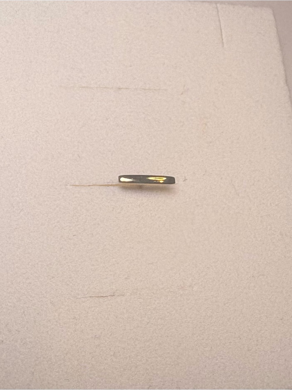 Mejuri 14k Yellow Gold Bar Single Stud Earring -